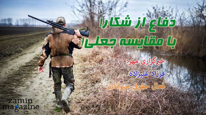 دفاع از شکار با مقایسه‌ای جعلی